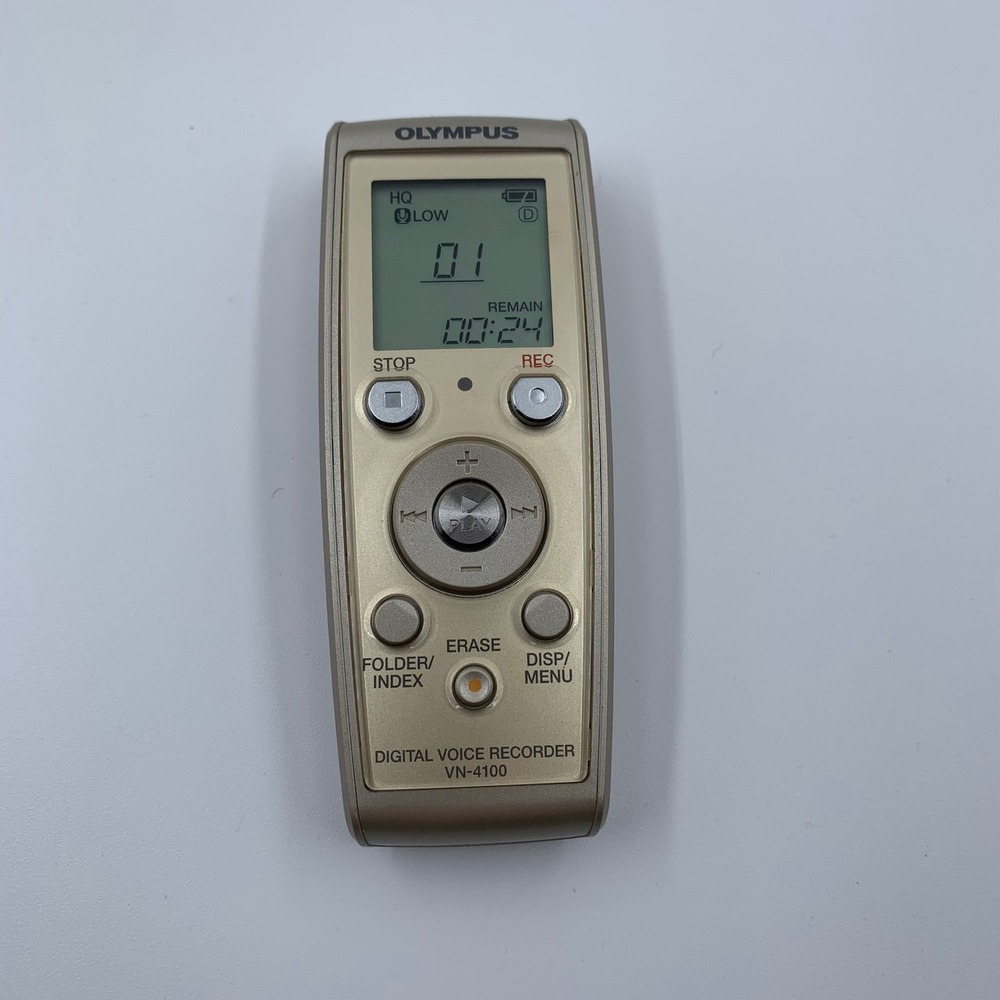 Olympus Digital Voice Recorder Unisex OS Gold  VN-4100 Handheld Dictation